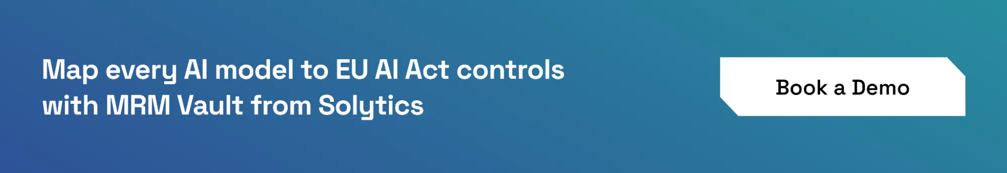 Book a demo with Solytics Partners for enterprise EU AI Act compliance 