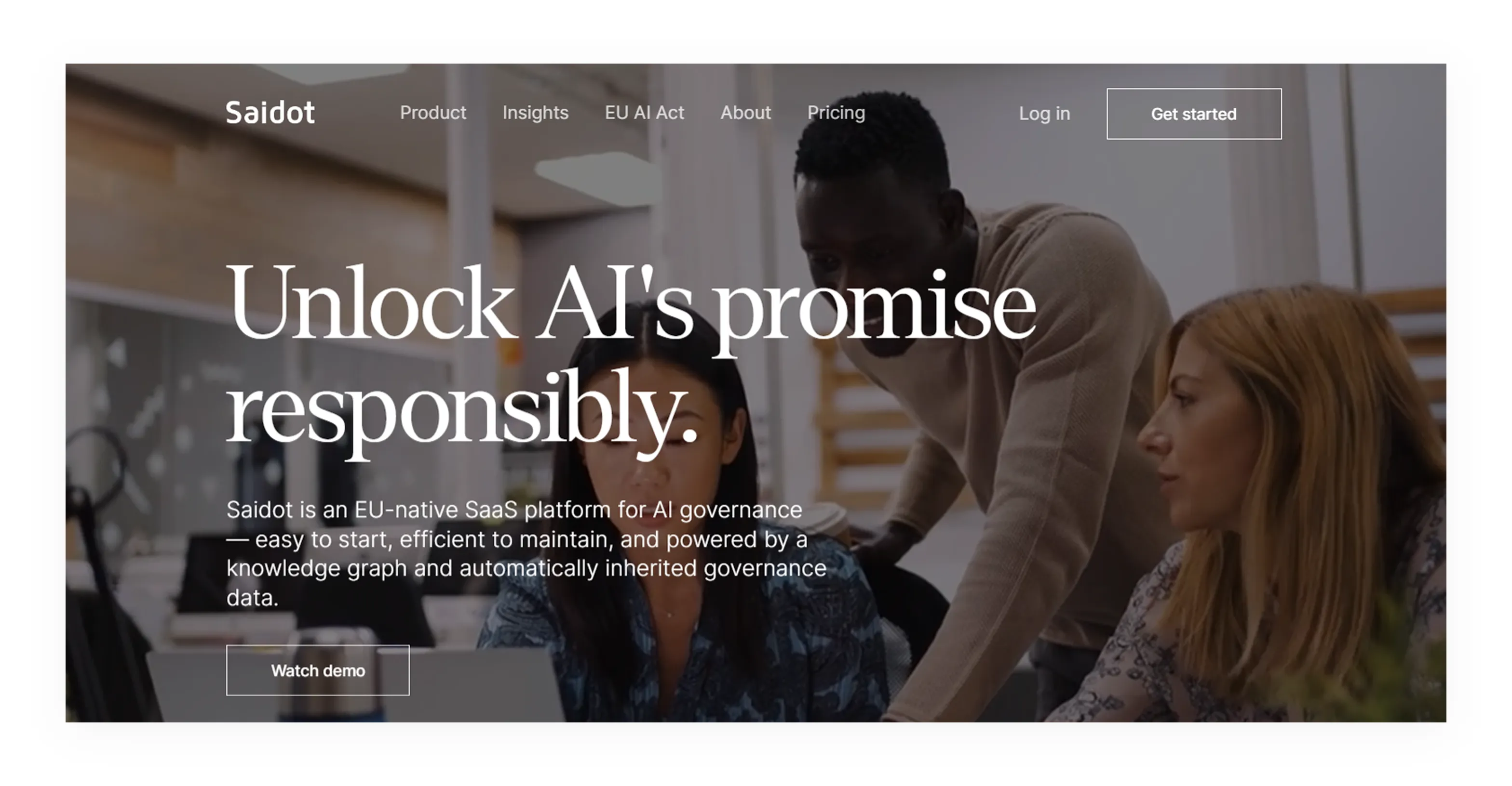 Saidot is known for EU AI Act compliance workflow management