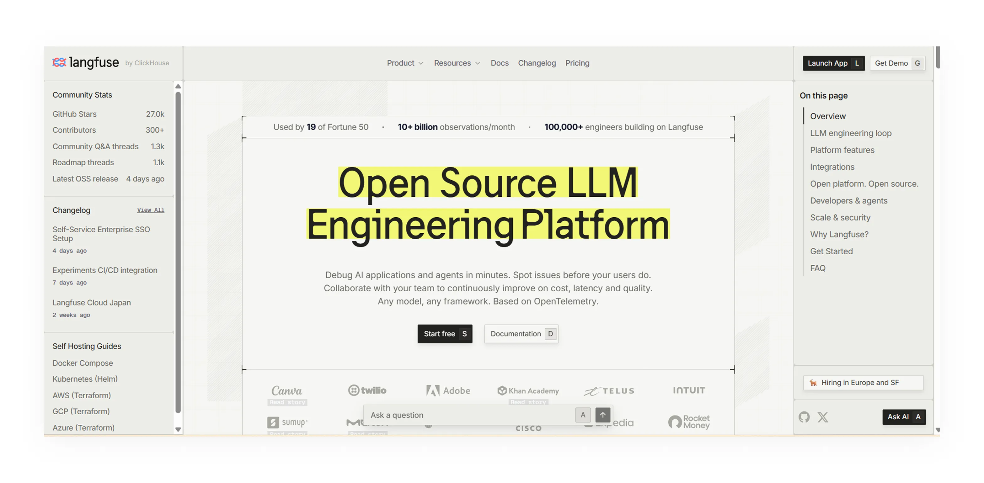 Langfuse is an open-source LLM tracing and prompt management platform