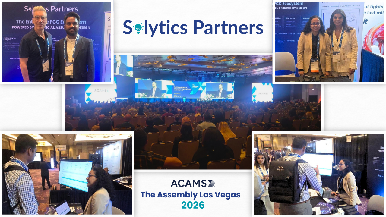 ACAMS Assembly Las Vegas 2026 event summary by Solytics Partners