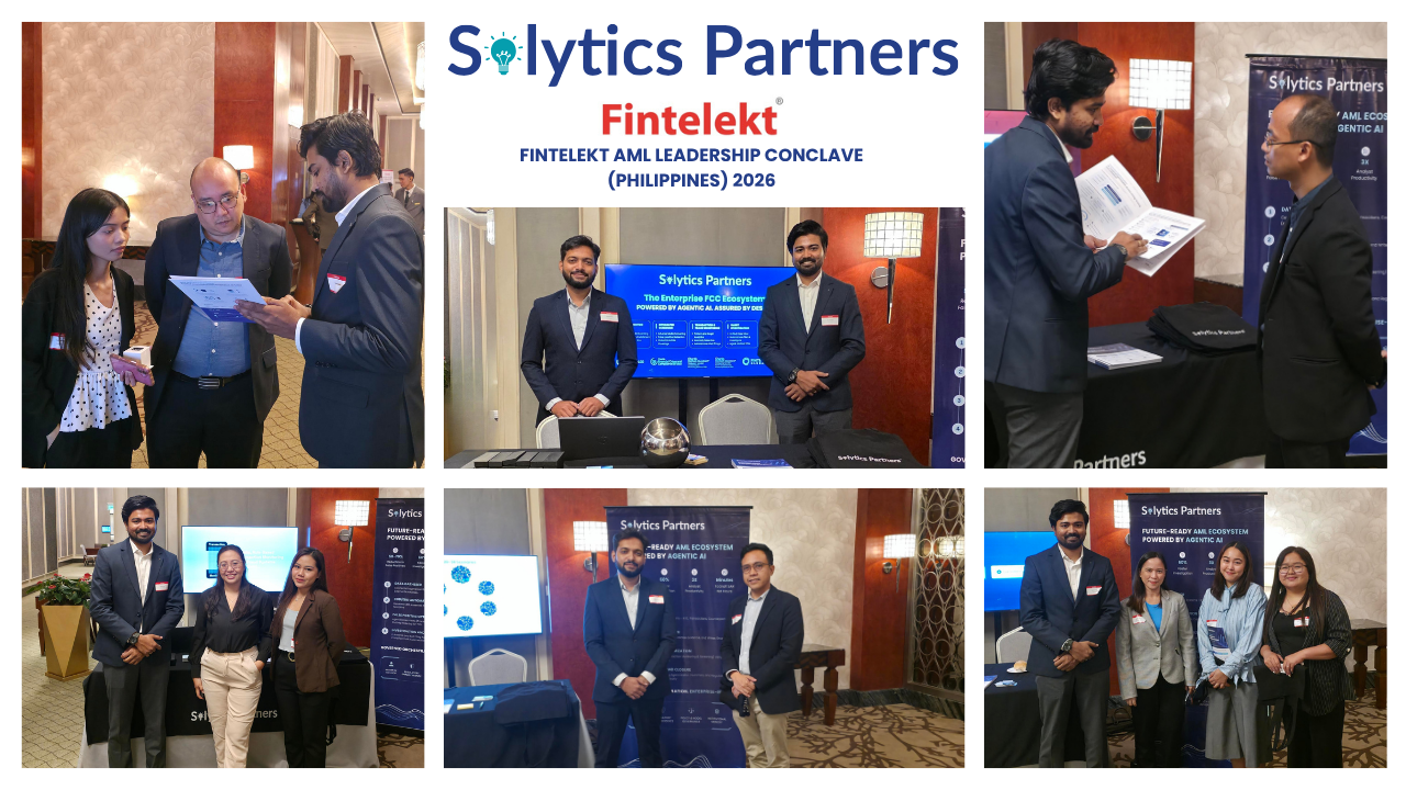Solytics Partners at Fintelekt AML Leadership Conclave Philippines 2026