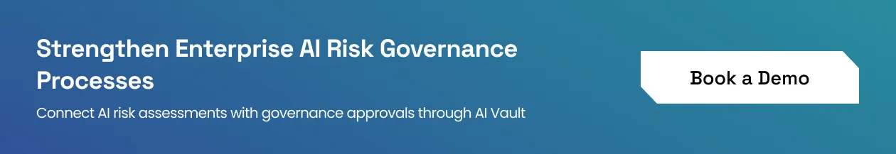 Solytics Partners AI Vault supports enterprise risk assessment workflows