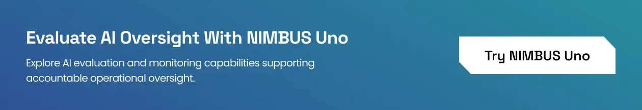 Solytics Partners NIMBUS Uno supports AI oversight through monitoring