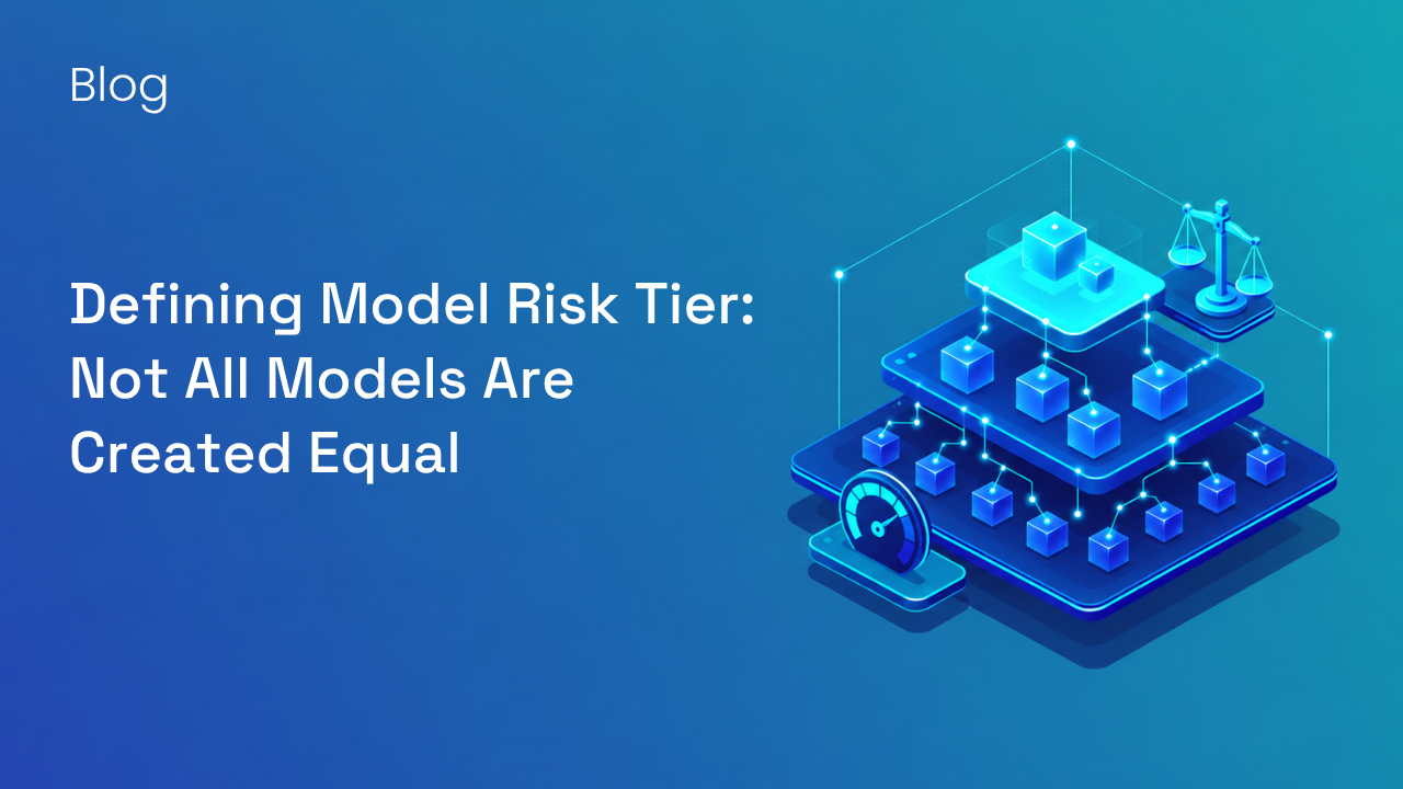 Model risk tiering framework showing High, Medium and Low tiers for banks