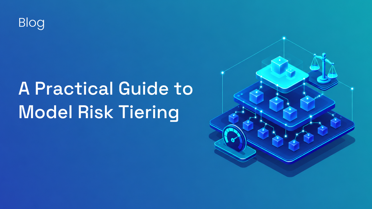 Model risk tiering framework showing High, Medium and Low tiers for banks