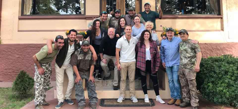 The field team at Sierra Brava Lodge, Córdoba