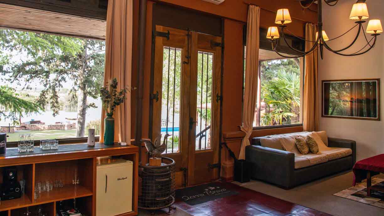 The front room