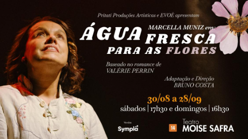 Água fresca para as flores