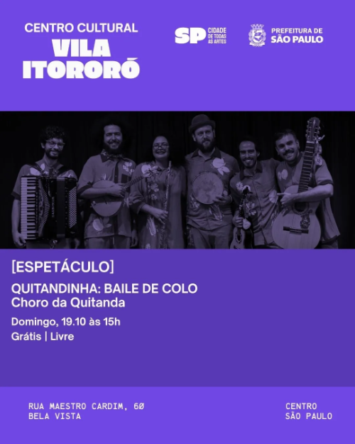 Quitandinha: Baile de colo
Choro da Quitanda