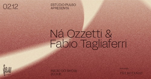 Ná Ozzetti e Fabio Tagliaferri