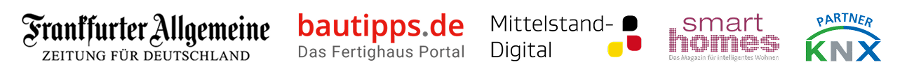 Frankfurter Allgemeine, bautipps.de, Mittelstand-Digital, smart homes, Partner KNX