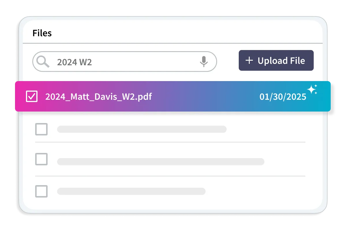 Laptop showing a client portal for accountants with screen showing tax preparation software 