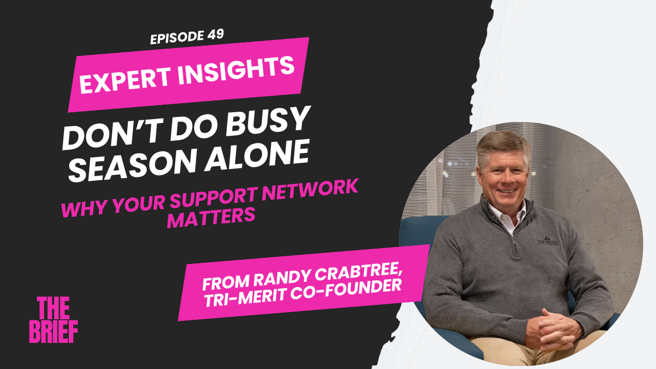 Luke Kiely speaks with Chris Farrell about cybersecurity and WISP templates for firms, with overlay text “Don’t Wait for DOGE” and a secure-lock graphic.