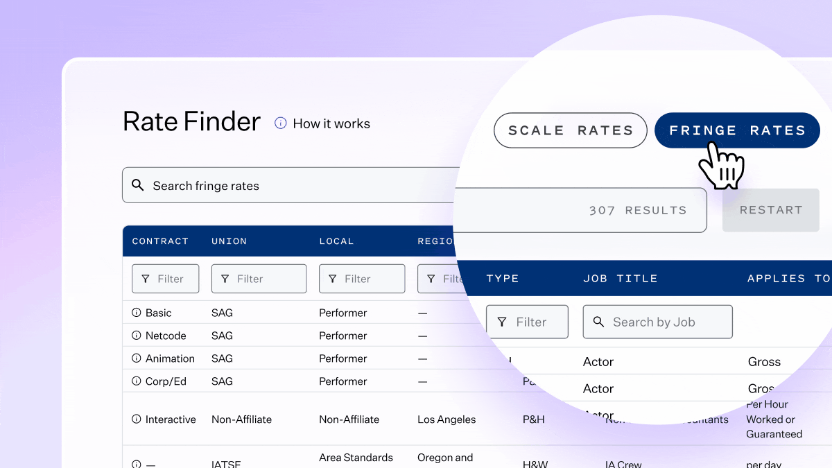 Rate finder updates: fringes are now available