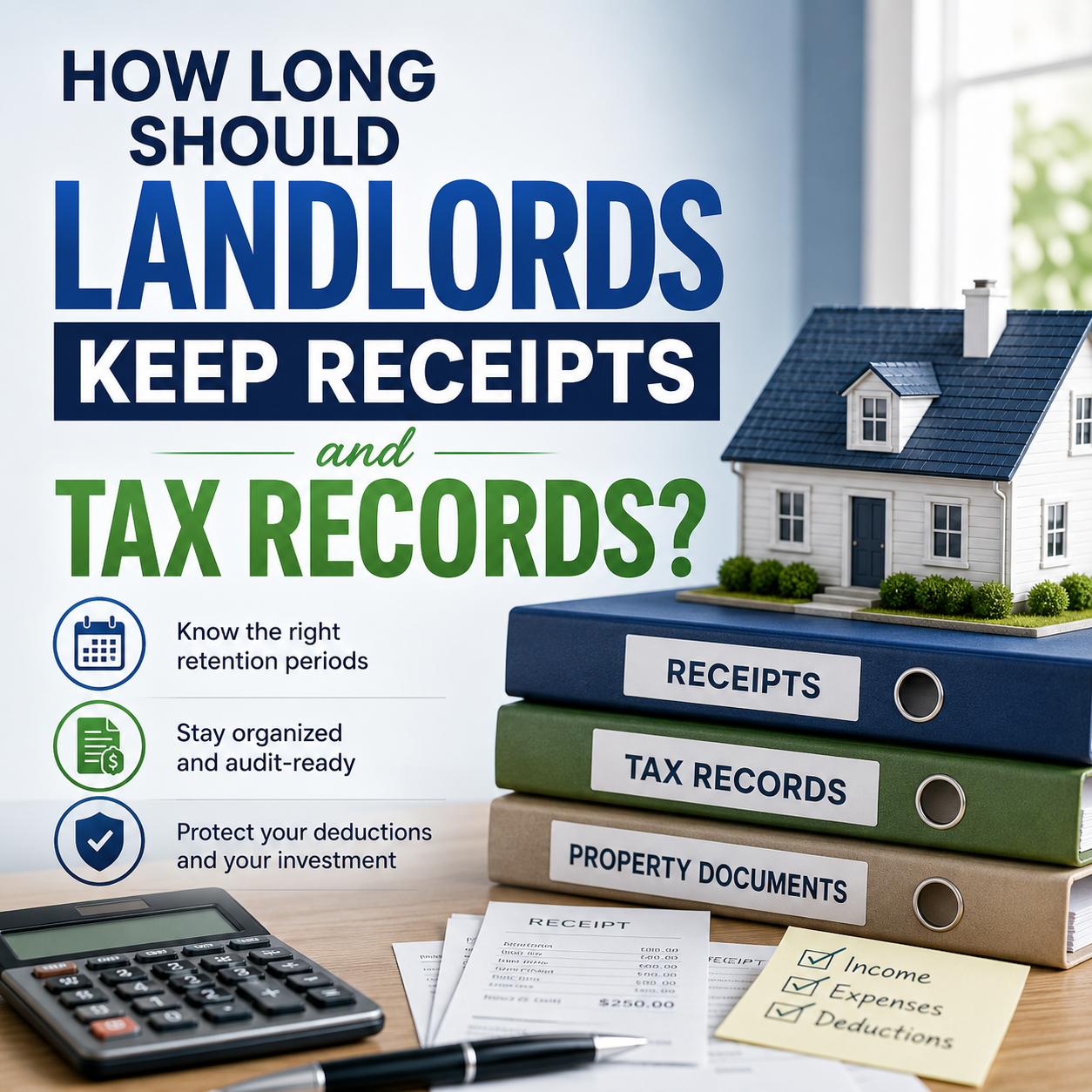 How Long Should Landlords Keep Receipts and Tax Records?