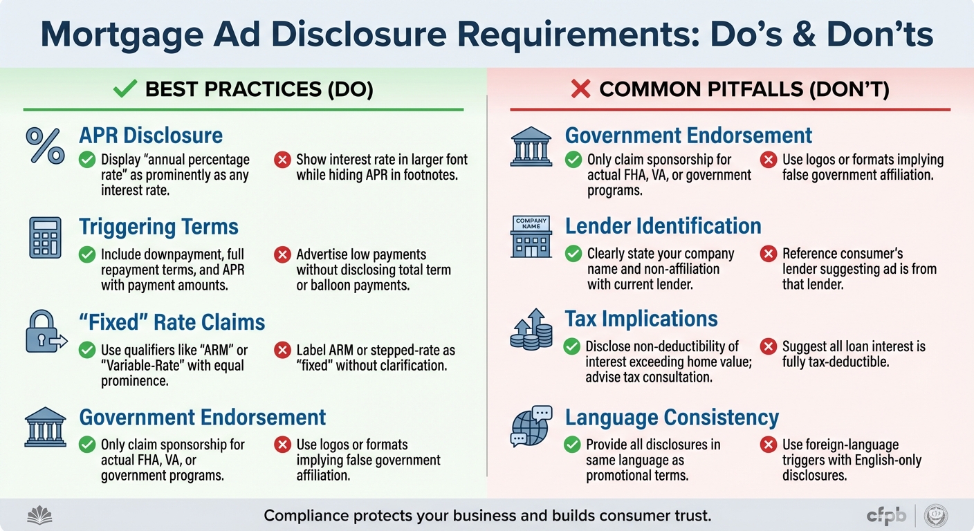 Mortgage Advertising Disclosure Requirements: Best Practices vs Common Pitfalls