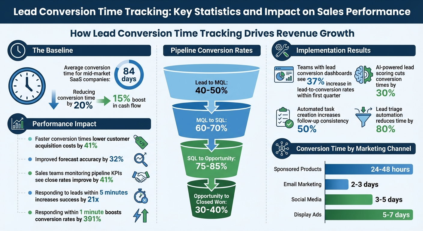 Lead Conversion Time Tracking: Key Statistics and Impact on Sales Performance