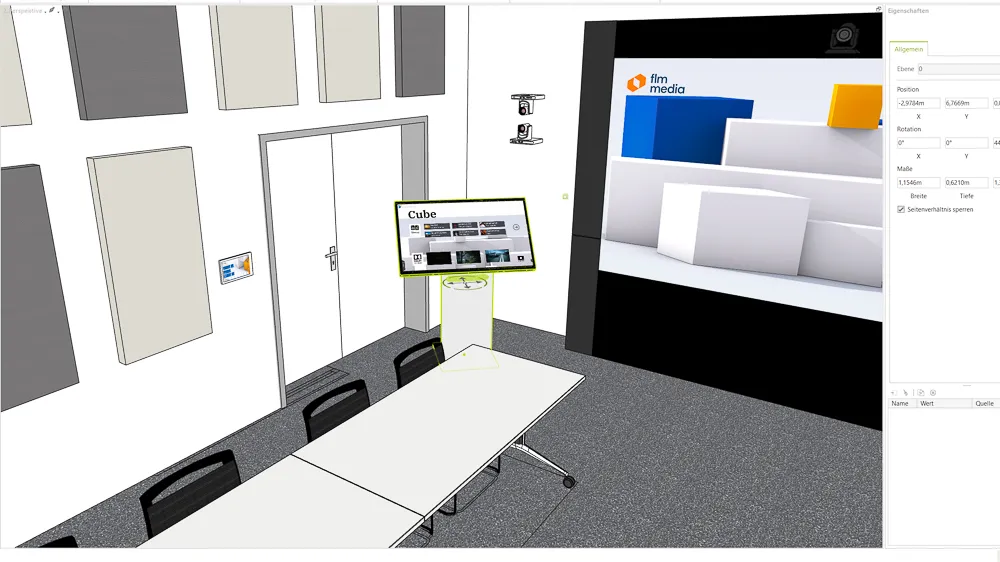 3D Visualisierung der Medientechnik