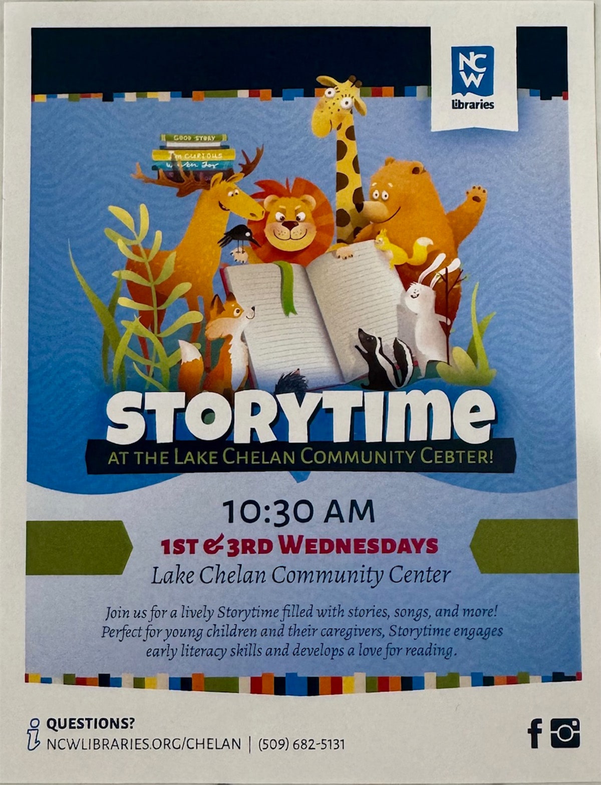 Storytime at the Lake Chelan Community Center