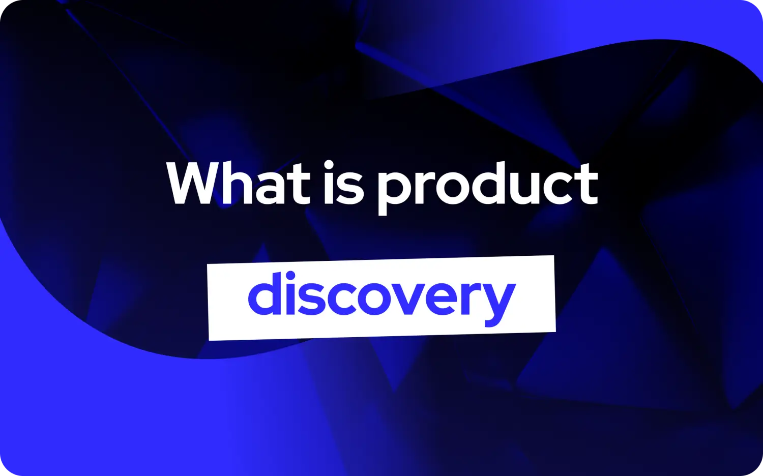 What is Product Dicovery?
