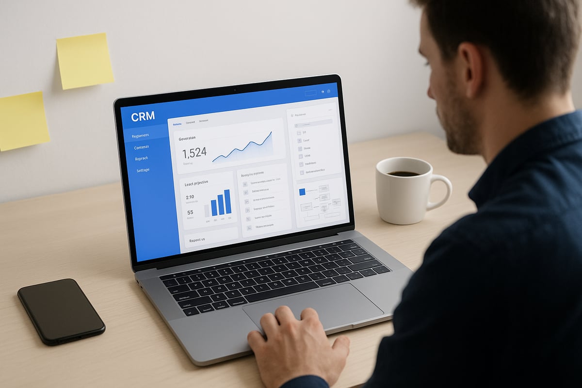 Step by step build process for a Bubble CRM app