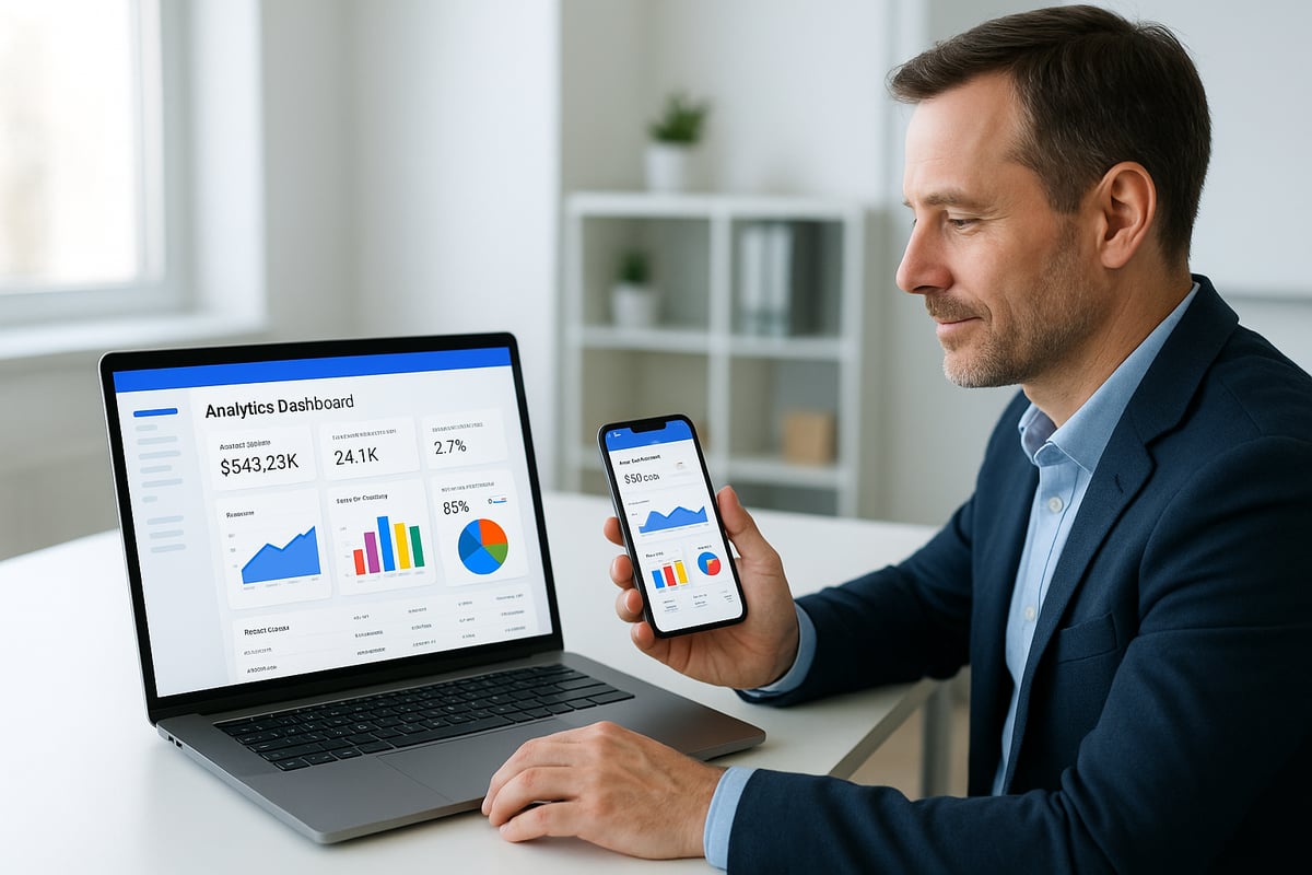 What an analytics dashboard app is