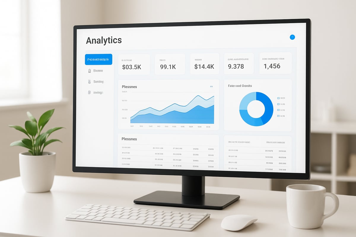 Core features of an analytics dashboard app