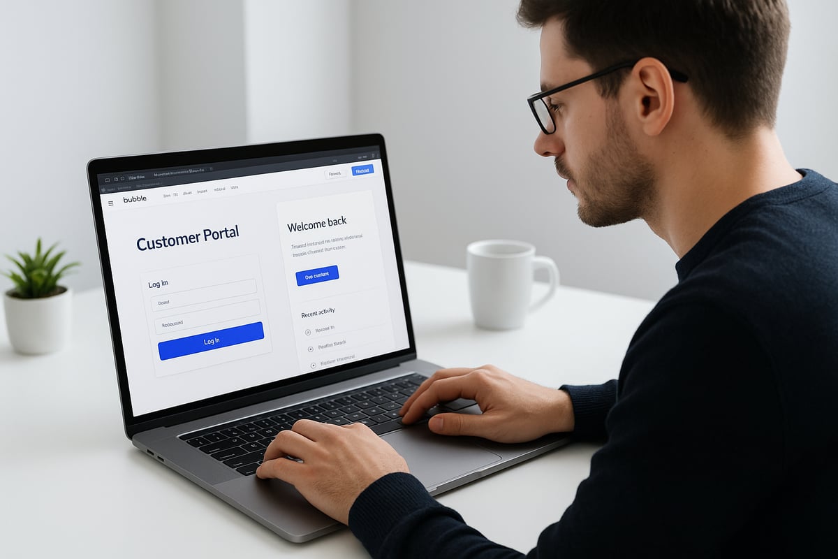 Why use Bubble.io for customer portal apps (and its limits)