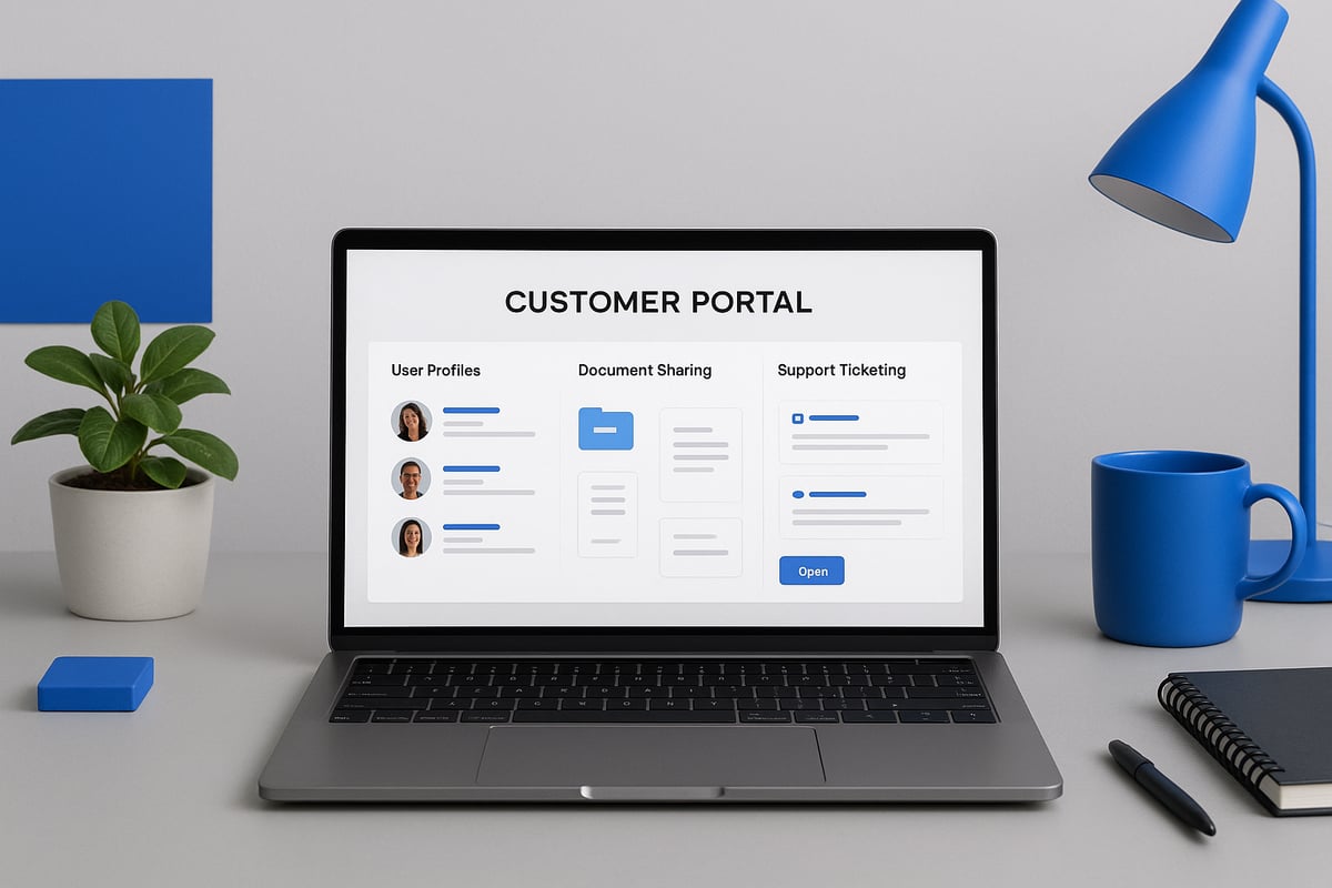 What a customer portal app is
