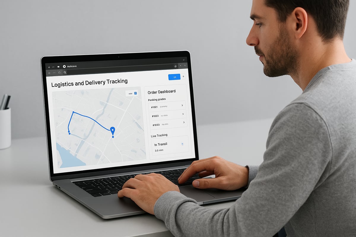 Why use Bubble.io for logistics and delivery tracking apps, including limitations