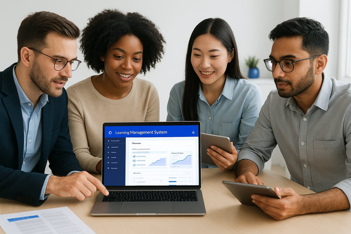What a learning management system app is