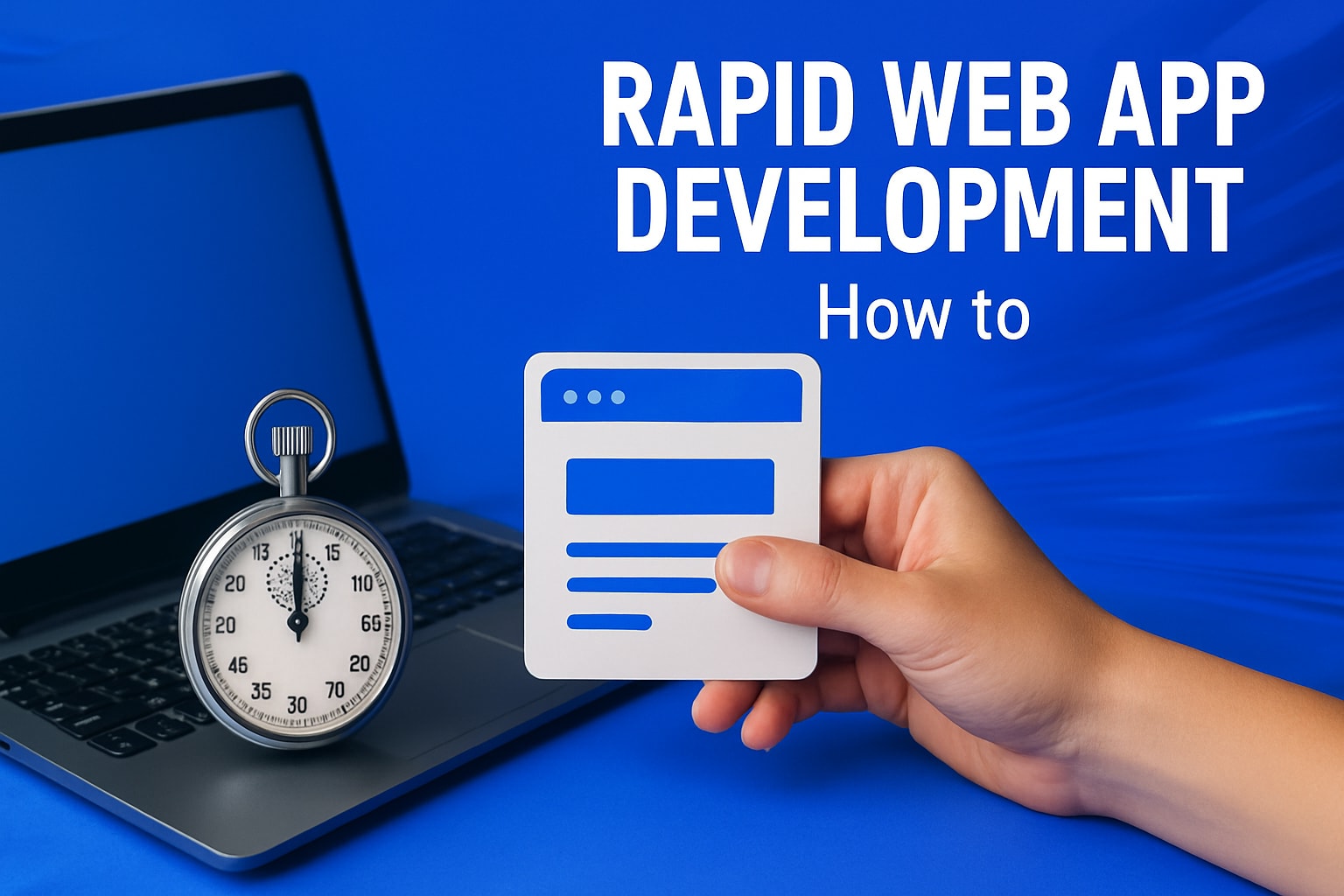 Rapid Web App Development How To Guide For 2026 Success
