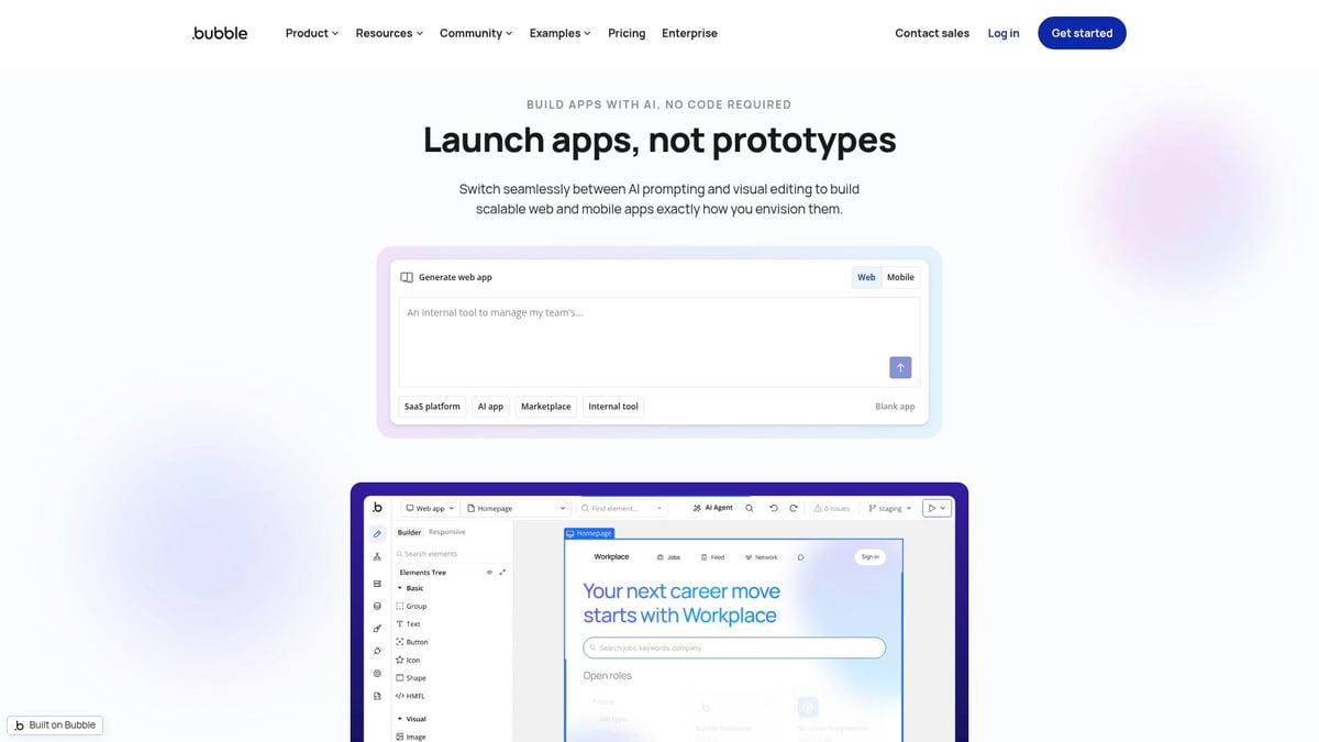 9 Game-Changing Best No Code Apps Examples 2026 - Bubble.io
