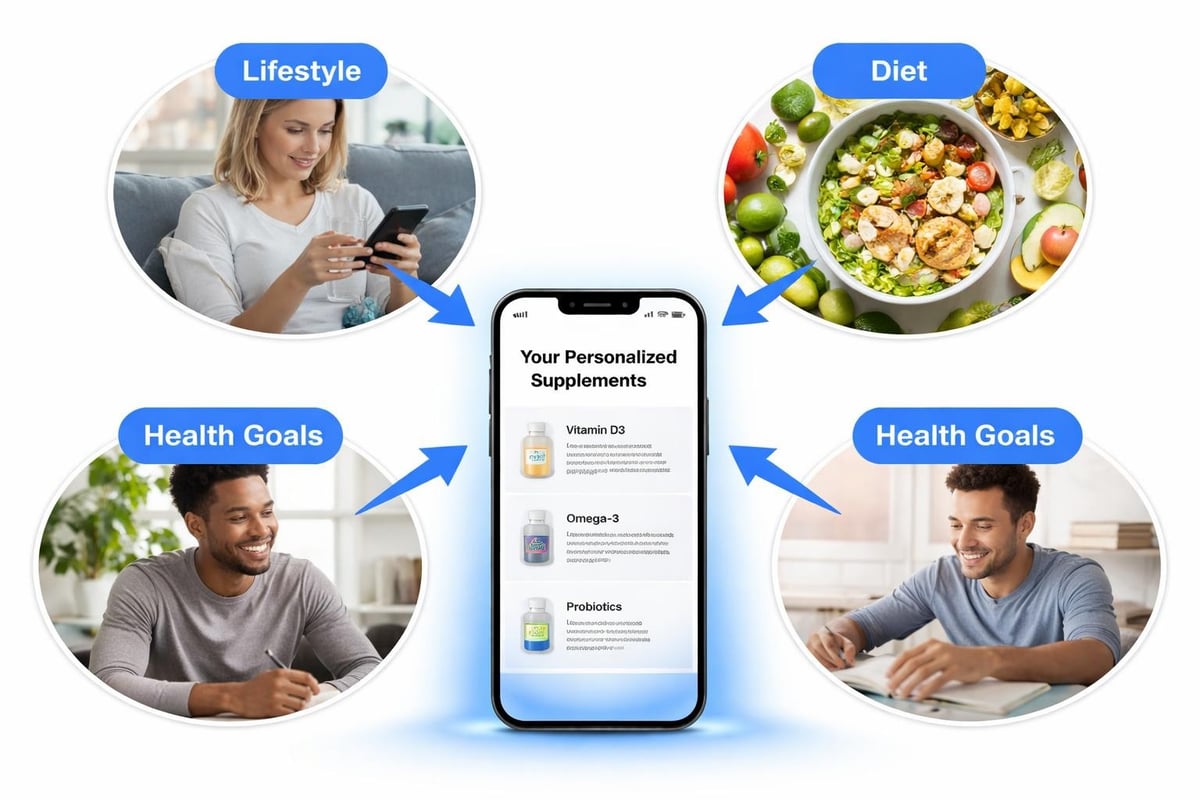 Cuure personalized supplement workflow