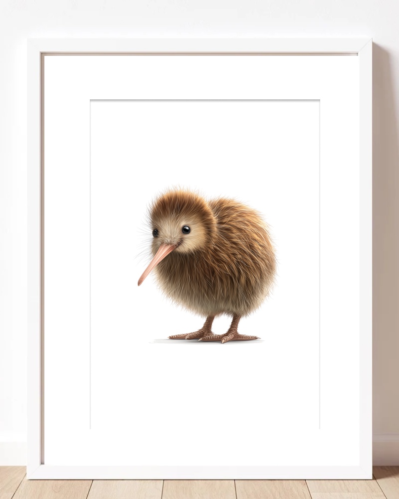 Kiwi Nursery Wall Art Print