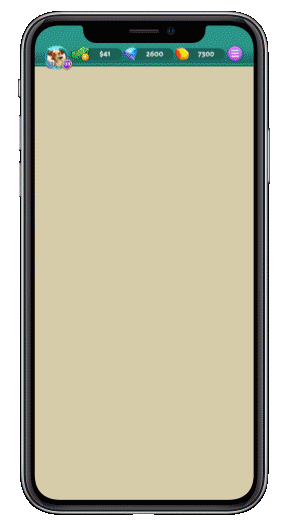 Mobile phone showing the leaderboard screen from Bingo Cash game