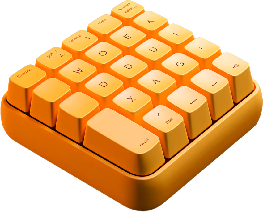 Innovation concept with keyboard representing DigiBenders' creative digital solutions.