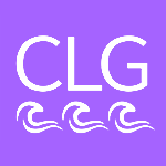 CLG icon: Purple square icon with the letters "CLG" and a wave-like flourish beneath, representing CLG Injury Law.
