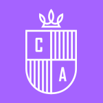 Costin & Associates icon: Purple square icon with a white shield and crown emblem, representing Costin & Associates.