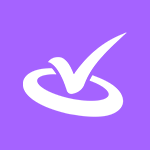 Shoply icon: Purple square icon with a white checkmark inside a speech bubble, representing Shoply's marketplace platform.