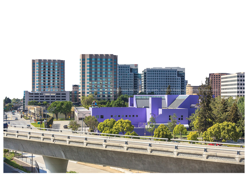 San Jose skyline showcasing AI-powered digital app development for businesses.
