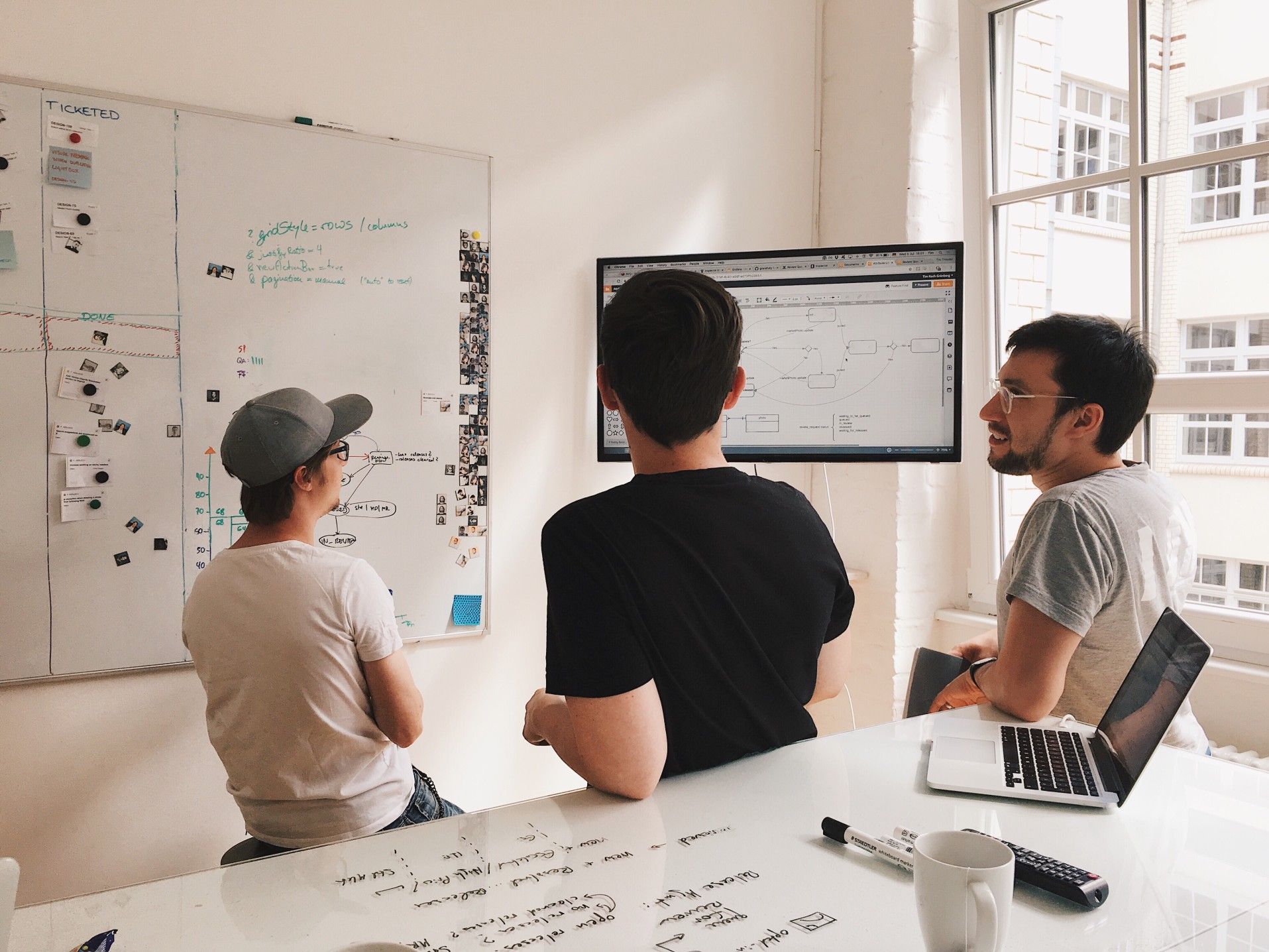 Business owners in small city, NB.