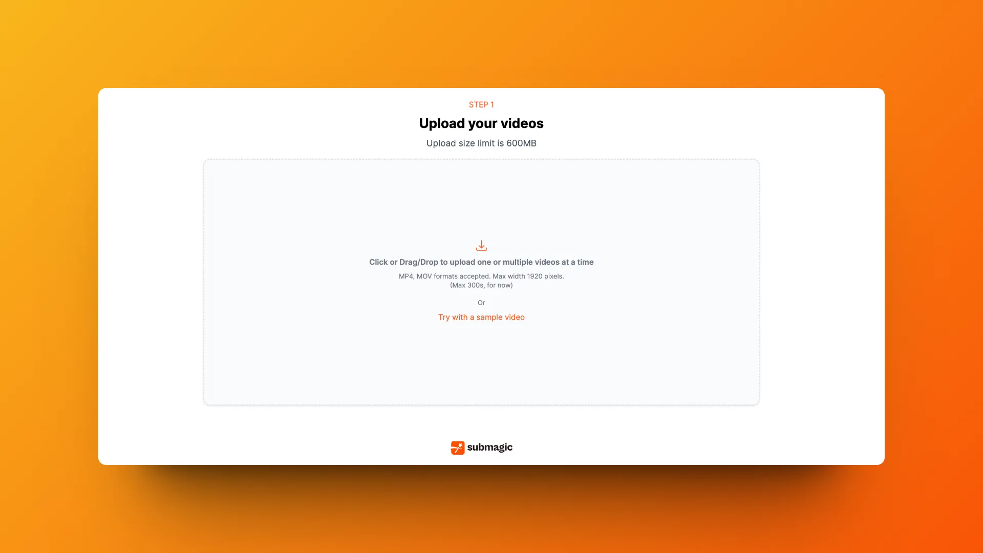 Téléchargez votre vidéo sur SubMagic