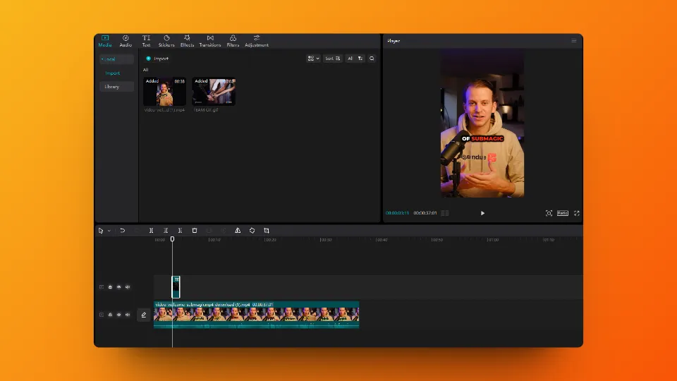 drop gif timeline capcut tutorial