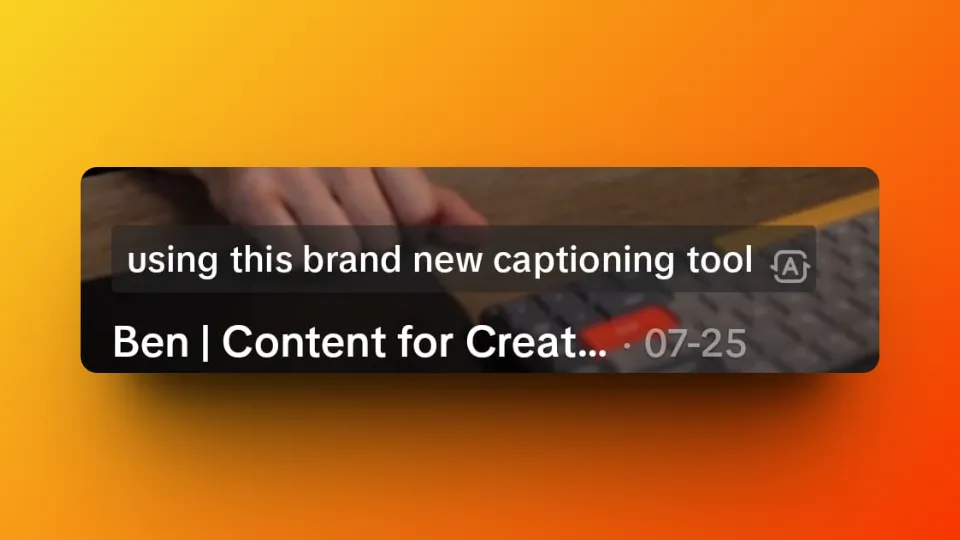 TikTok fermé sous-titres 