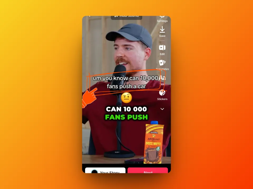 tiktok fermé sous-titres en vidéo 