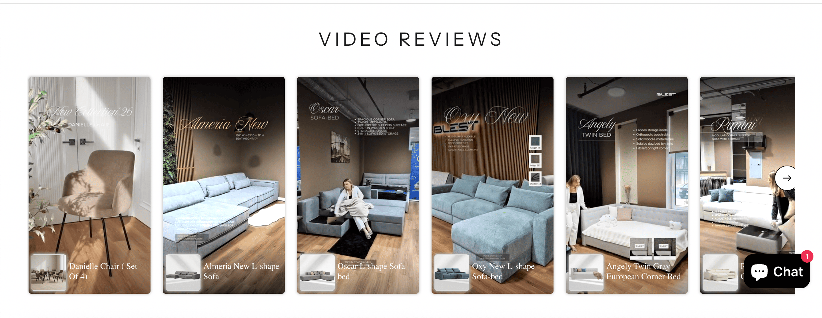 3. Відео або каруселі