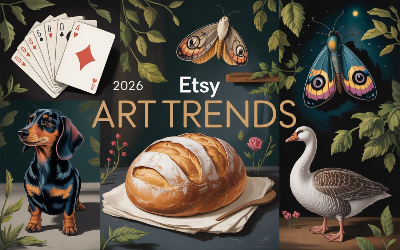 Що малювати на картинах у 2026 році: тренди для продажів на Etsy