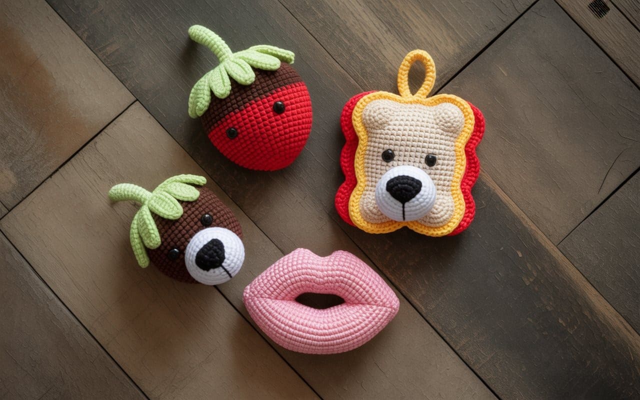 №3: Вязаные игрушки для собак