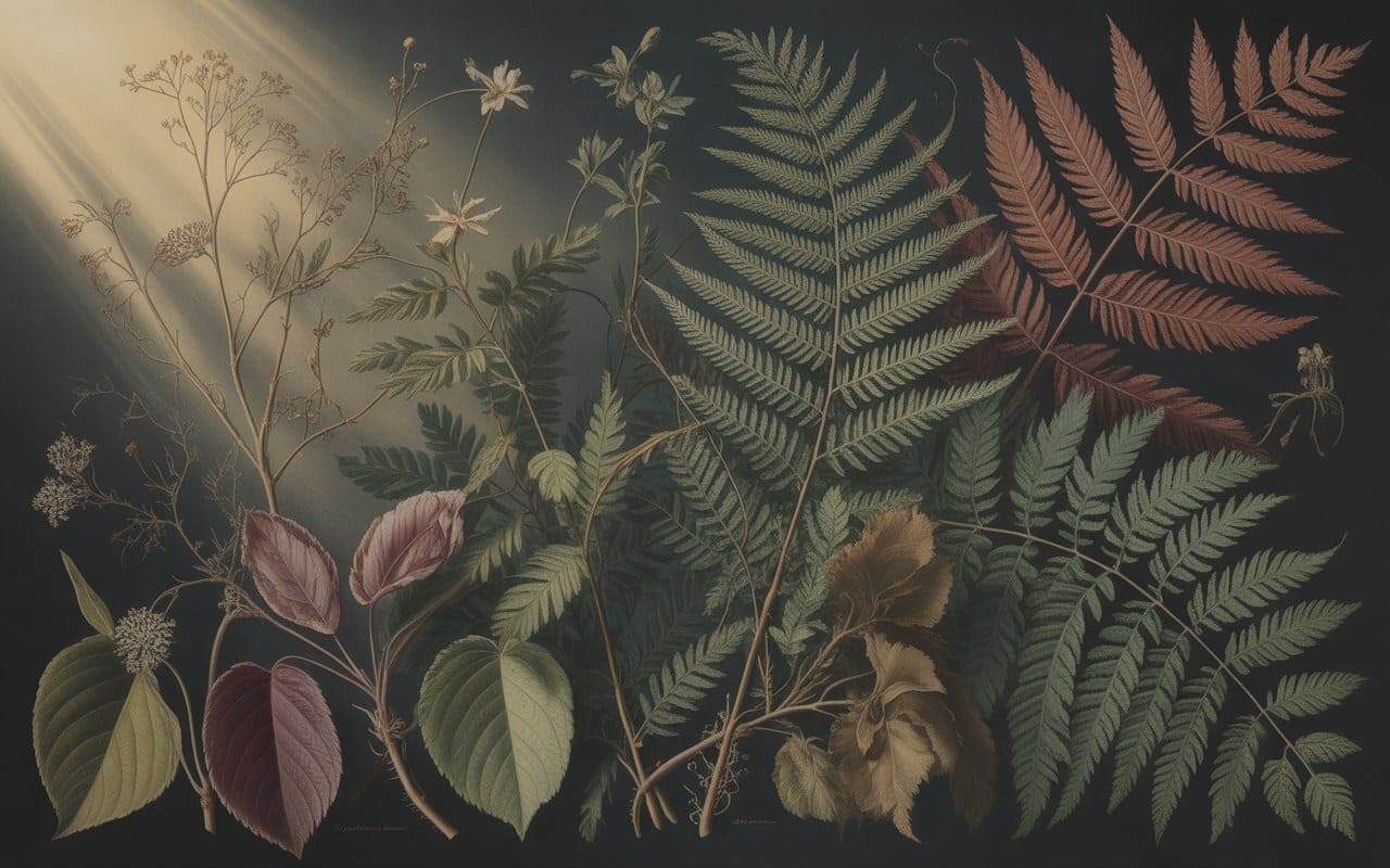 Ботаніка на темному тлі (Вільям Морріс, Dark Academia)